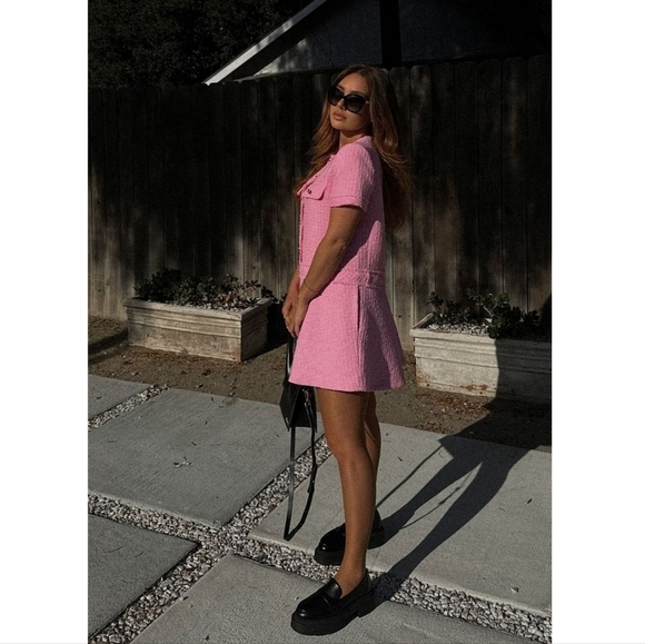 ZARA SHORT STRUCTURED DRESS ZW COLLECTION - Picture 9 of 16